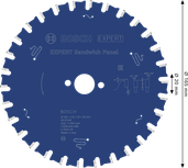 BoschEXPERT 三明治板圆锯片，直径 165 毫米。